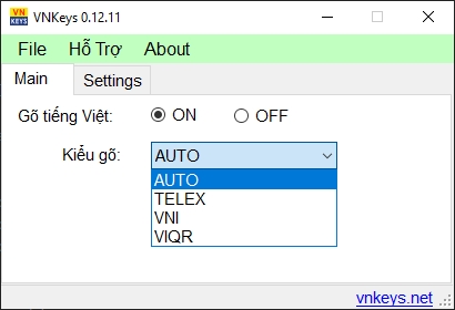 VNKeys Main